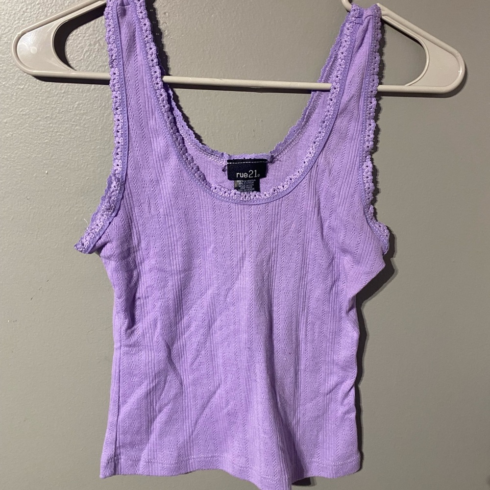 Purple tank top